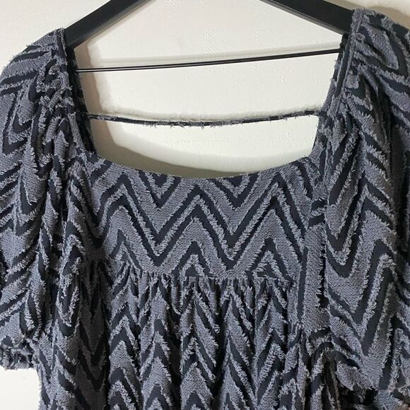 Free People Wavy Baby Got Back Babydoll Tunic Dress - Picture 4 of 10